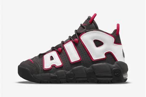 NIKE AIR MORE UPTEMPO CHARCOAL BLACK